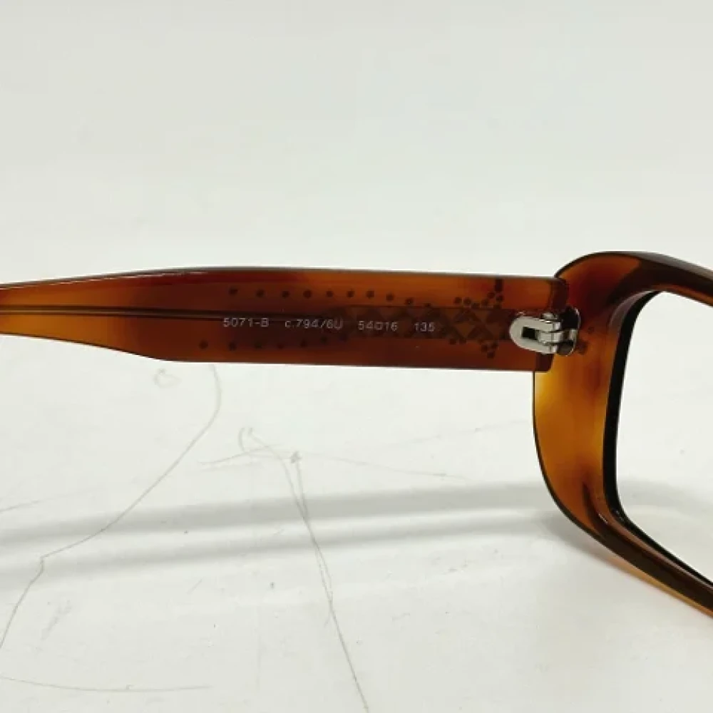 Chanel Vintage Pre-owned Fabric sunglasses Brown Dames