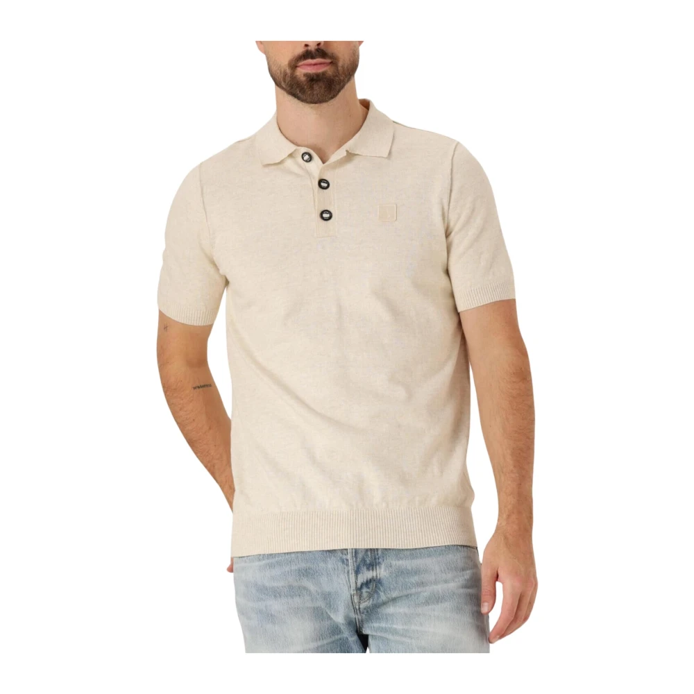 Butcher of Blue Heren Polo & T-shirt Lt Clifden Beige Heren