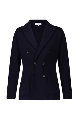 Dubbelknäppt Stickad Blazer