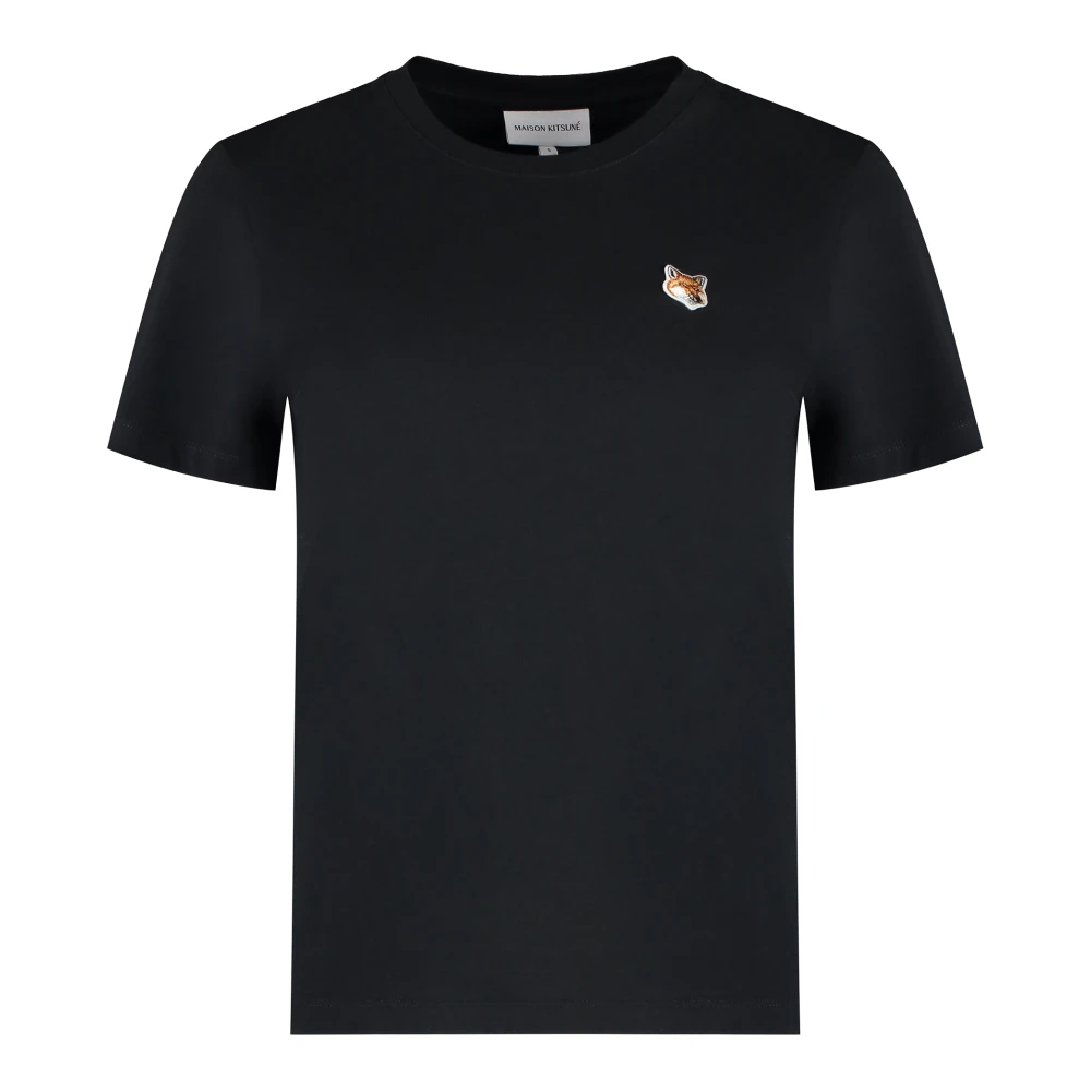 Maison Kitsuné T-Shirts Black Dames