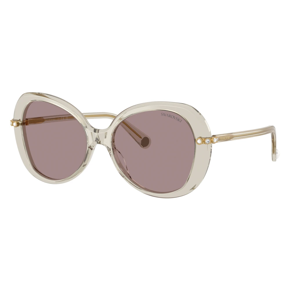 Swarovski Unisex Beige Sunglasses, 55 Mm, 0Sk6059