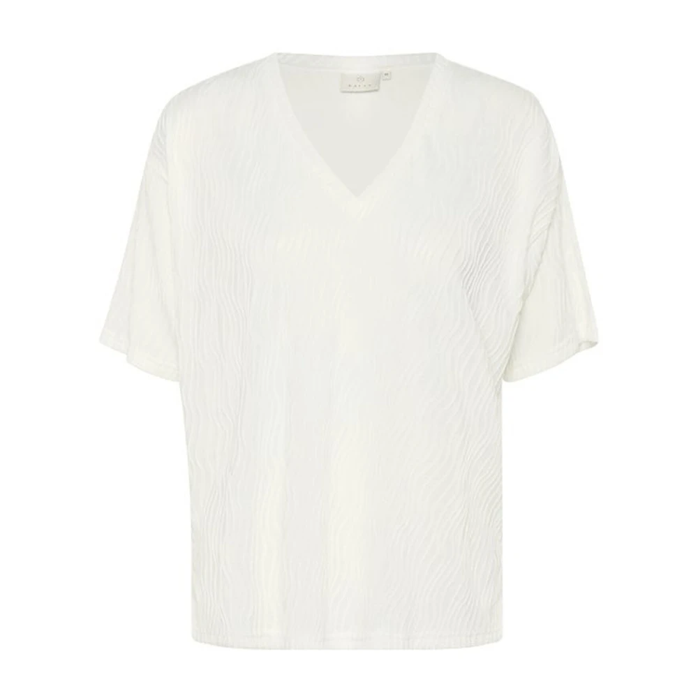Kaffe - Tops > T-Shirts - White - Kaffe - Modalova