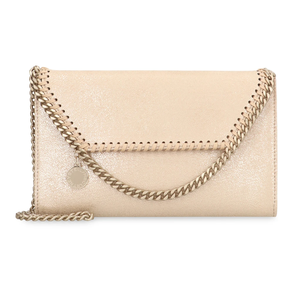 Stella Mccartney Donna Beige Falabella Wallet-On-Chain