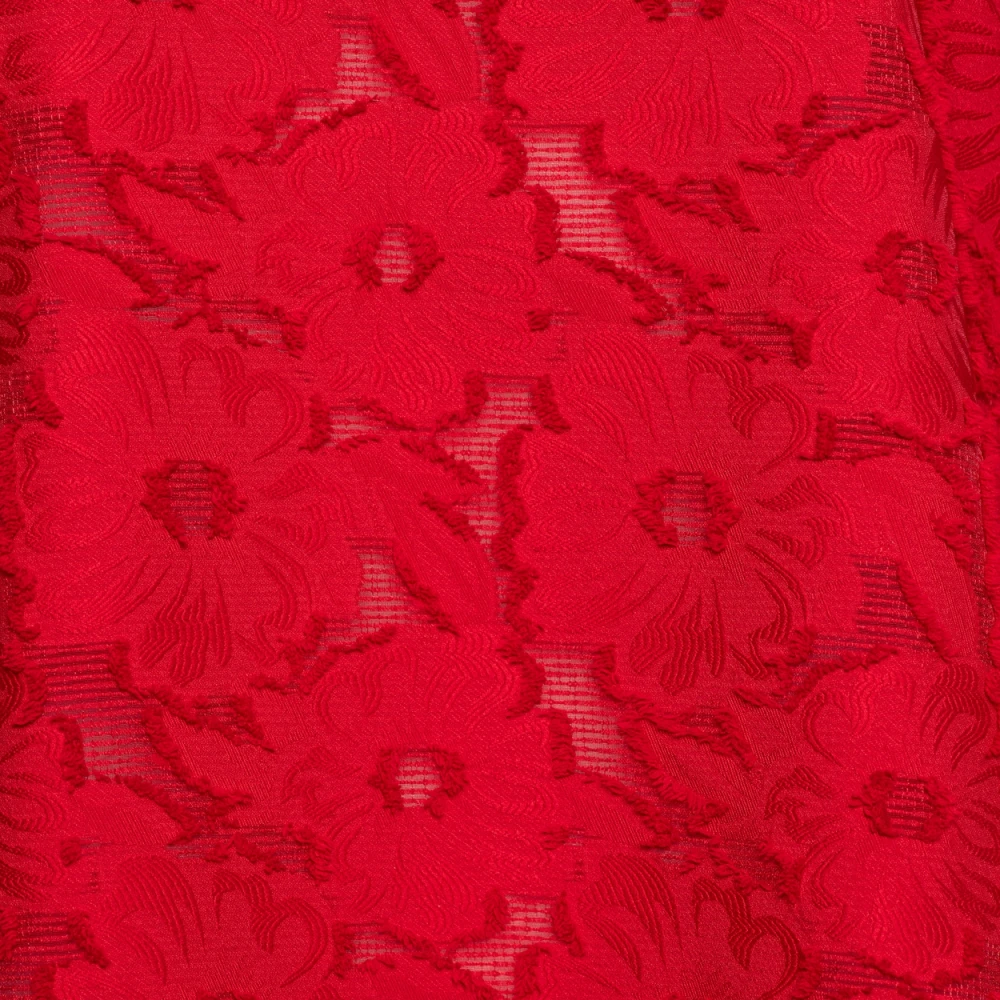 &Co Woman Bloes met lange mouwen en ruches Red Dames
