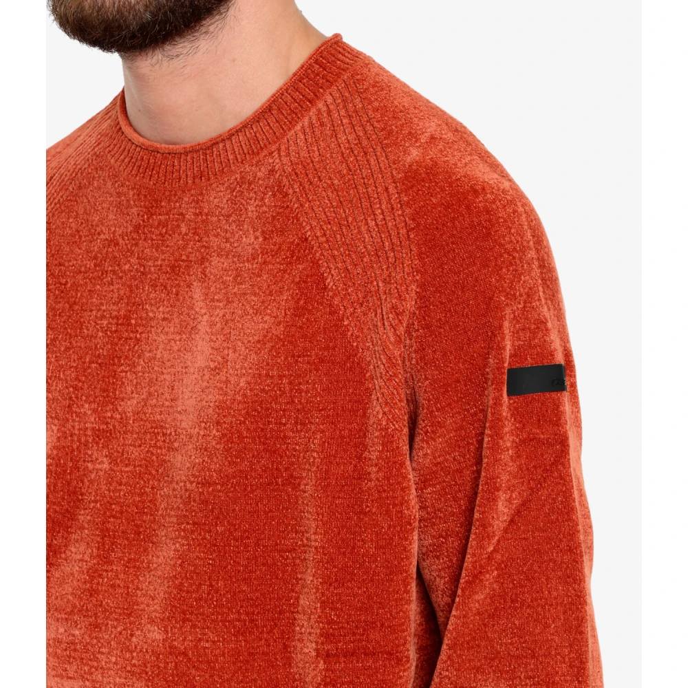RRD Chenille Stretch Raglan Trui Orange Heren