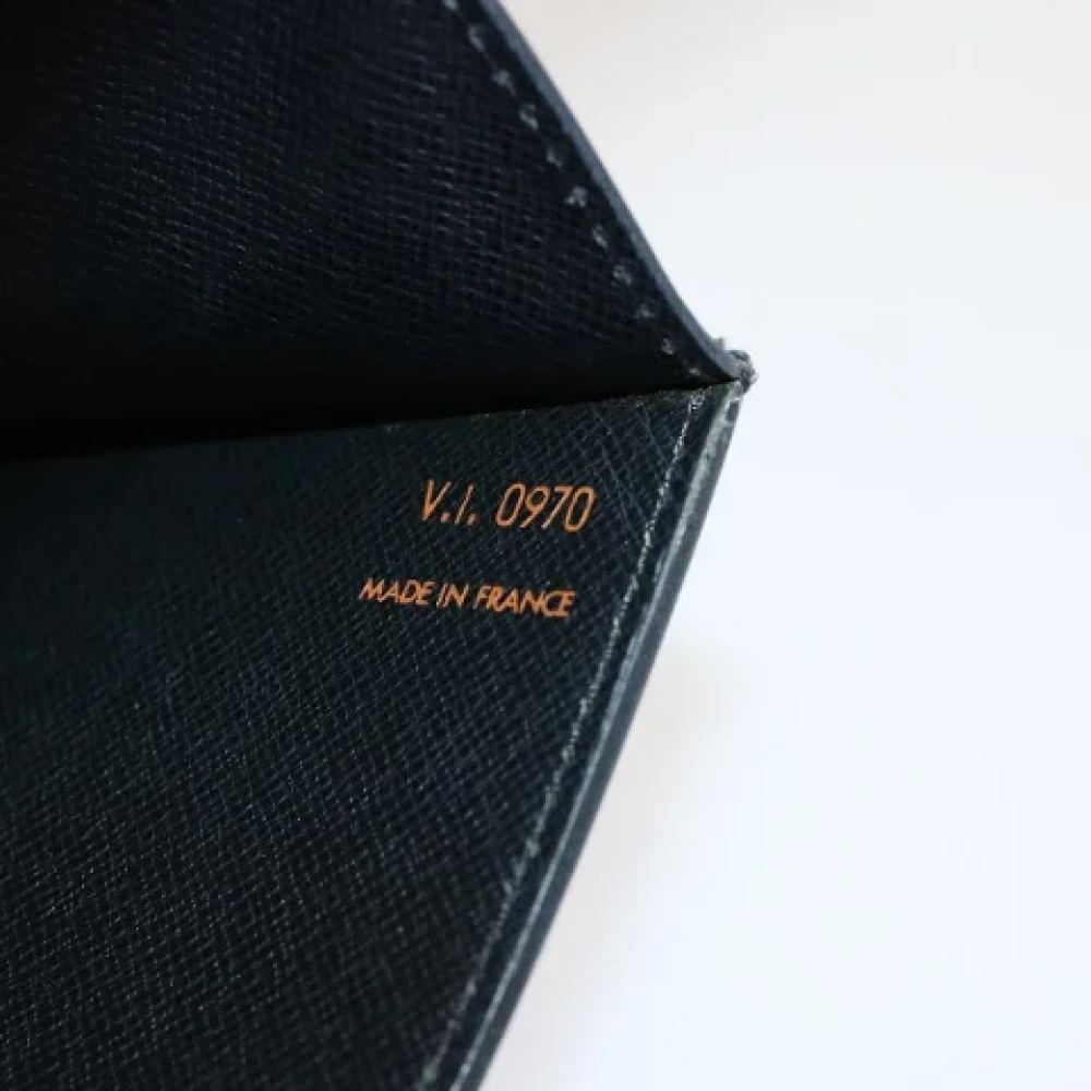 Louis Vuitton Vintage Pre-owned Leather clutches Blue Dames