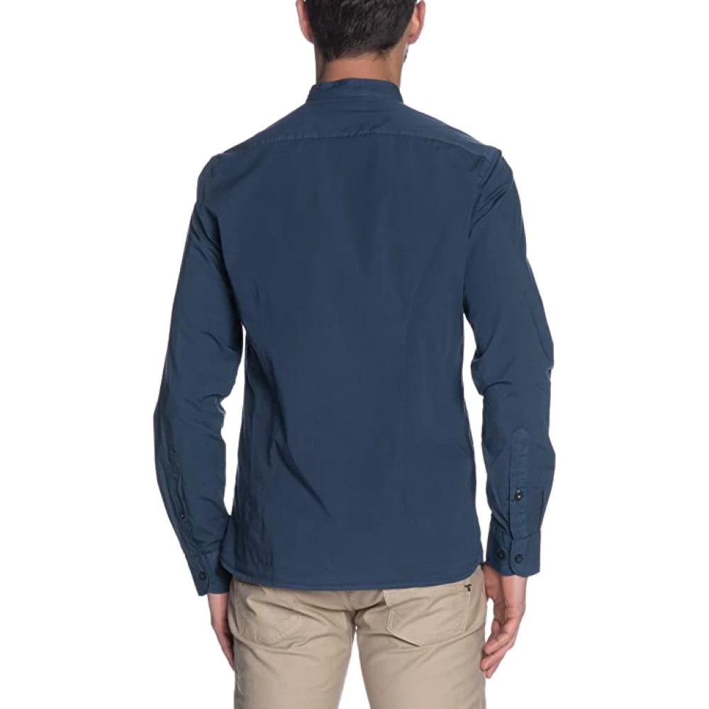GAS Lange mouwen shirt Blue Heren