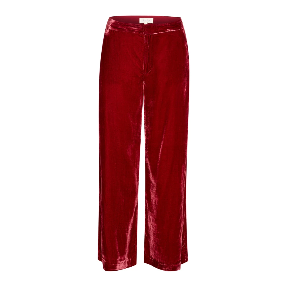 Part Two Rhythmic Red Wijde Pijp Broek Red Dames