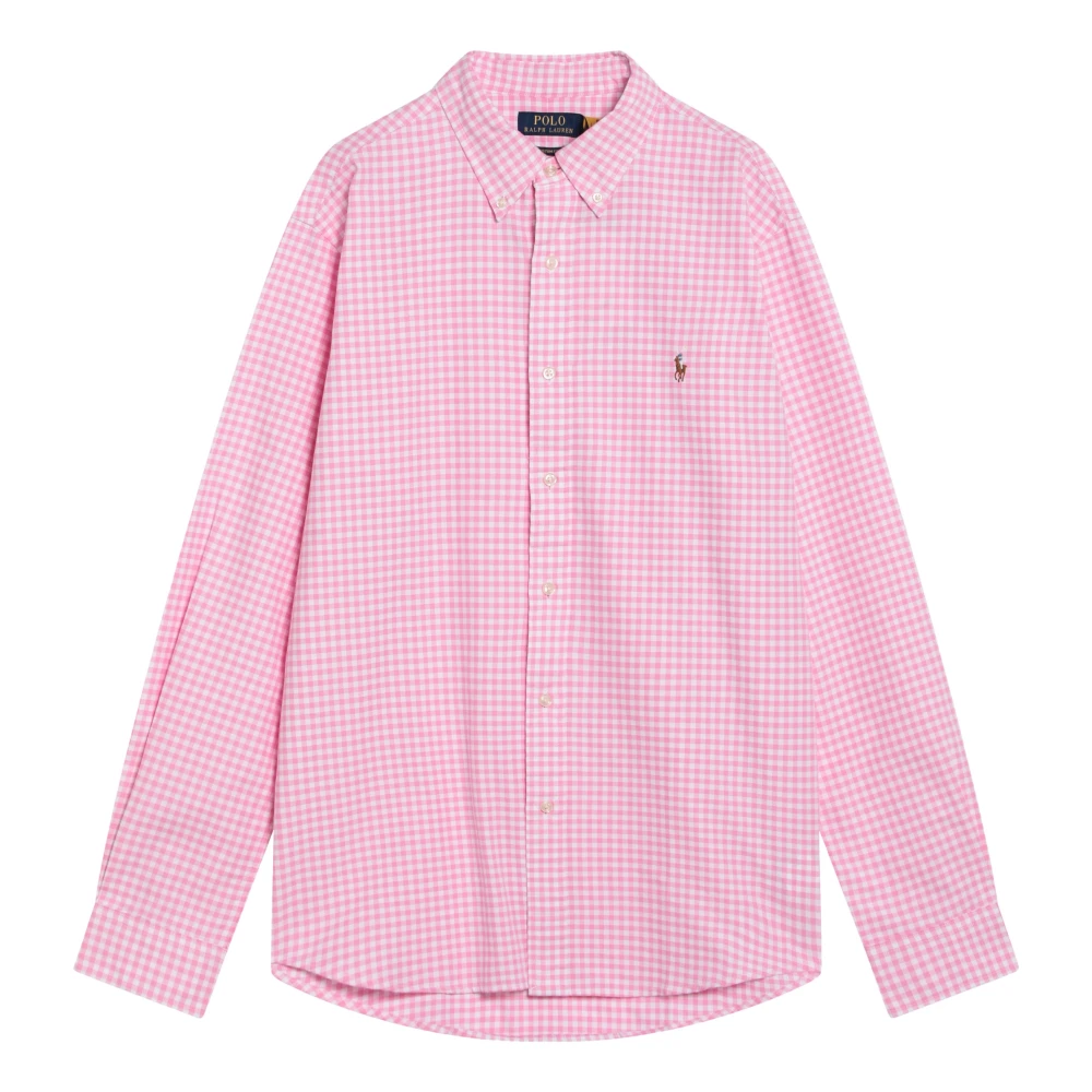Polo Ralph Lauren Lange mouwen overhemd Pink Heren