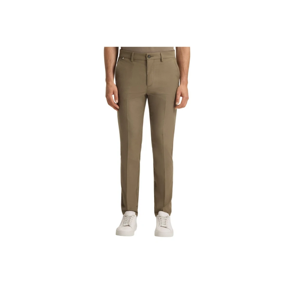 Hugo Men's Brown H-Kaiton1 Trousers - Chinos - W34 L32 - Trousers