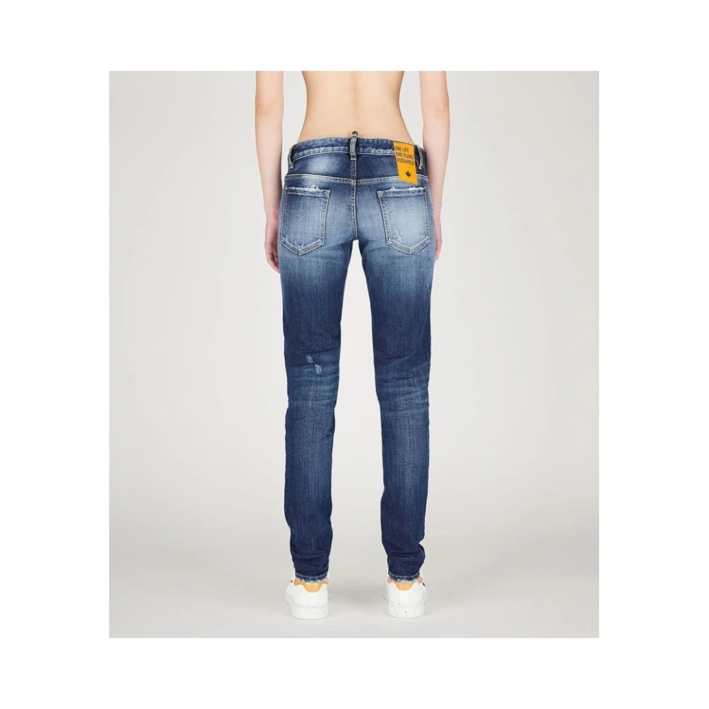 Dsquared2 Jennifer Dames Zwarte Jeans Blue Dames