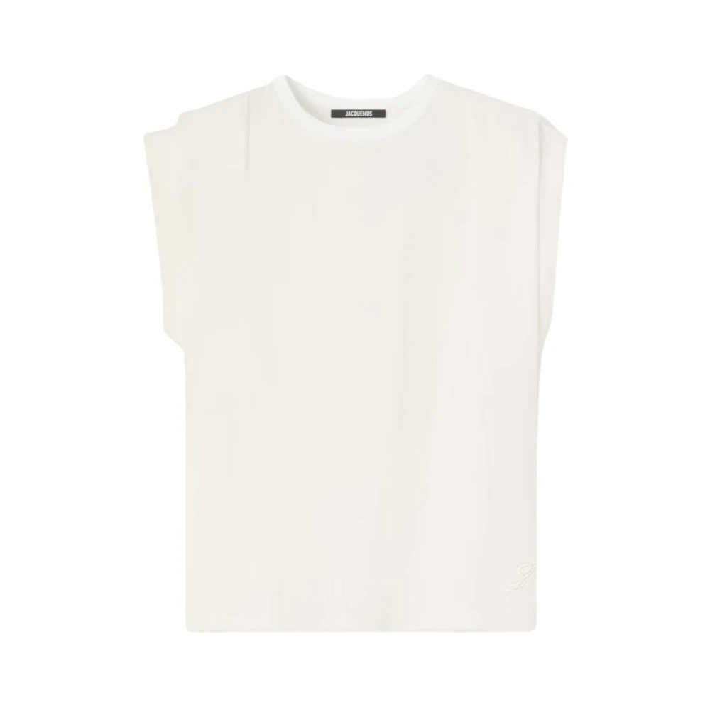 Jacquemus White T-Shirts, Female, M, Ventadou Tank Top
