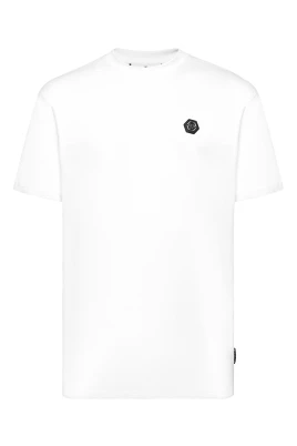 T-shirt Round Neck SS Strass Gothic Plein