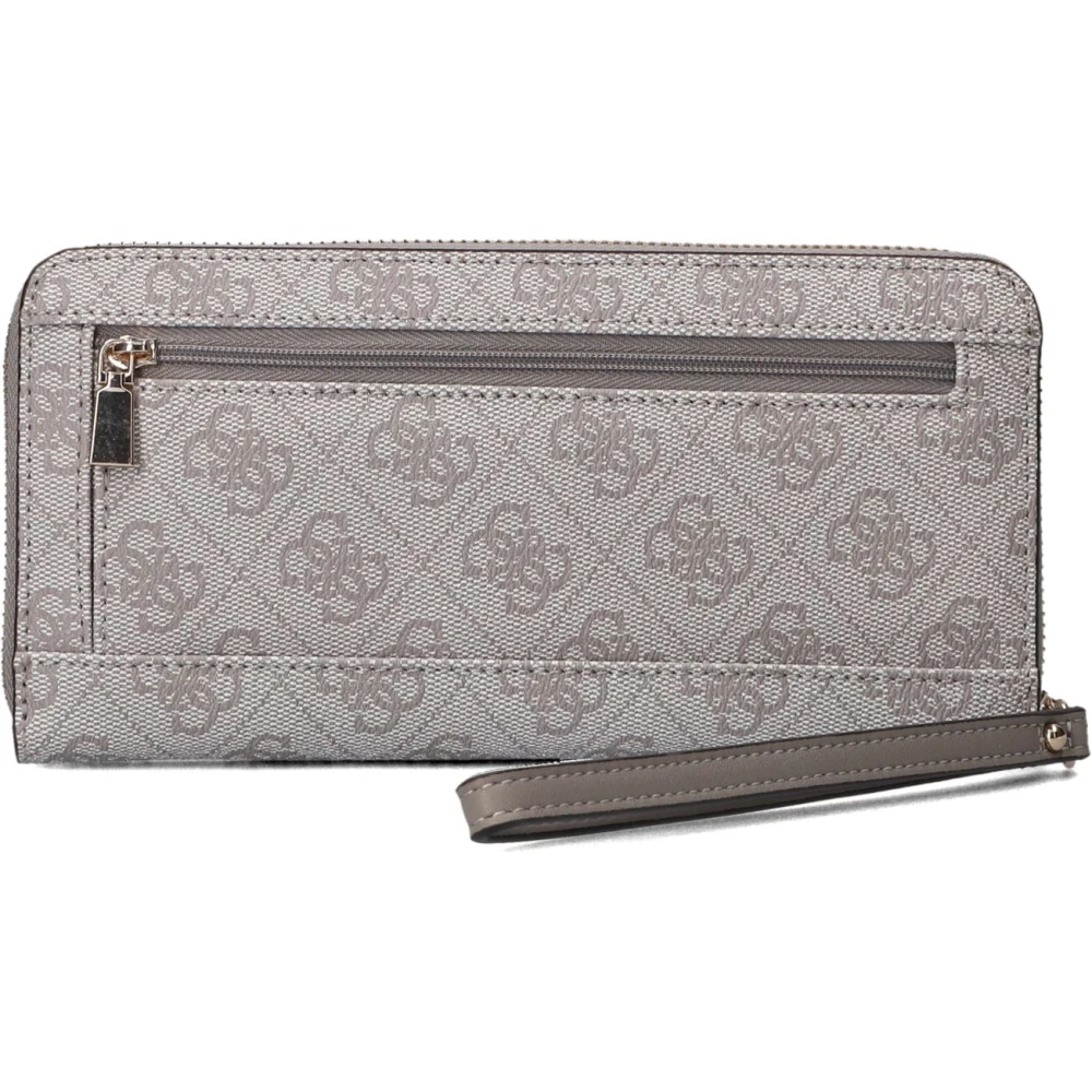 Guess Elegante Taupe Portemonnee Zamira Stijl Beige Dames