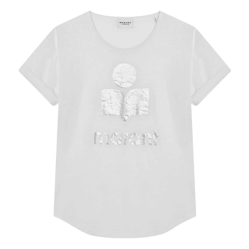Isabel Marant Étoile Korte mouwen ronde hals T-shirt White Dames
