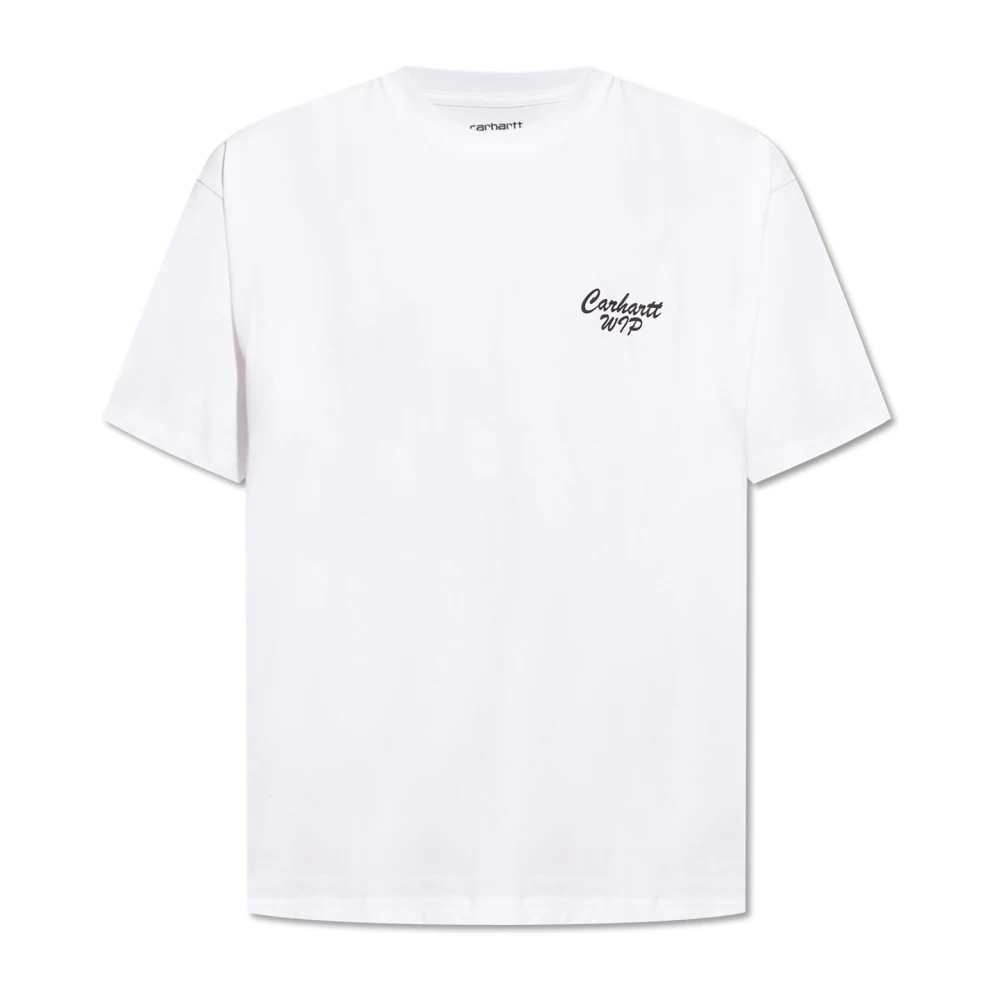 Carhartt WIP Bedrukt T-shirt White Heren