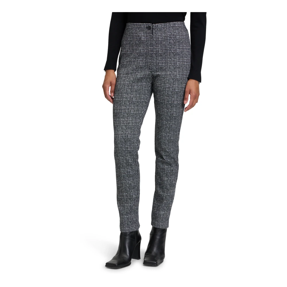 Betty Barclay Slim Fit Businessbroek Black Dames