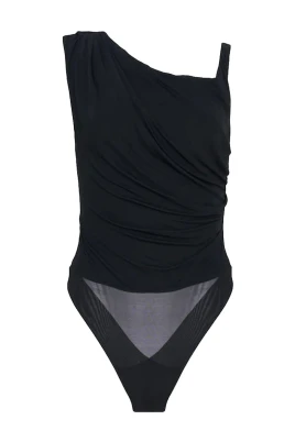 Jersey Body med juveldetaljer vid axeln