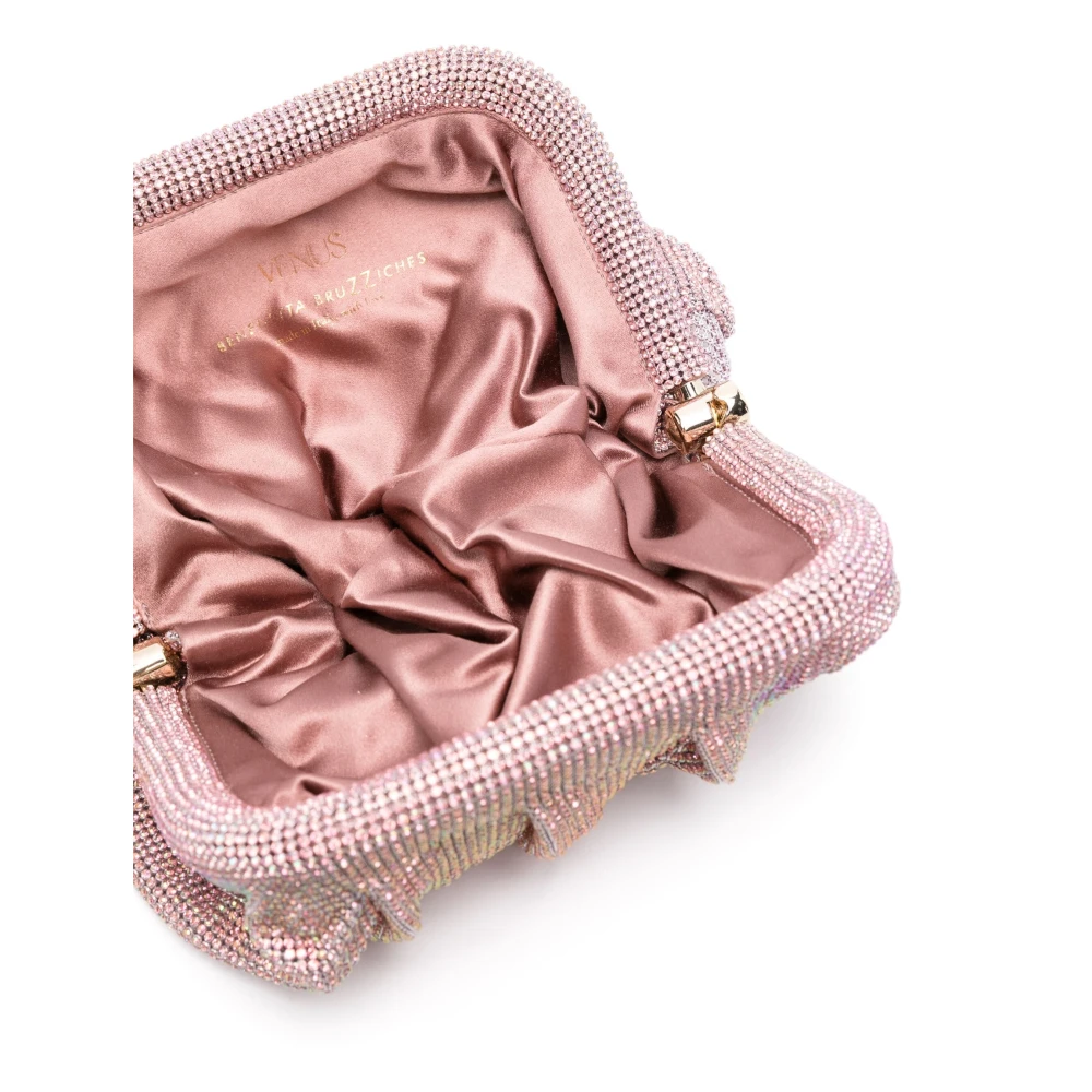 Benedetta Bruzziches Sparkling Venus La Petite Clutch in Roze Pink Dames