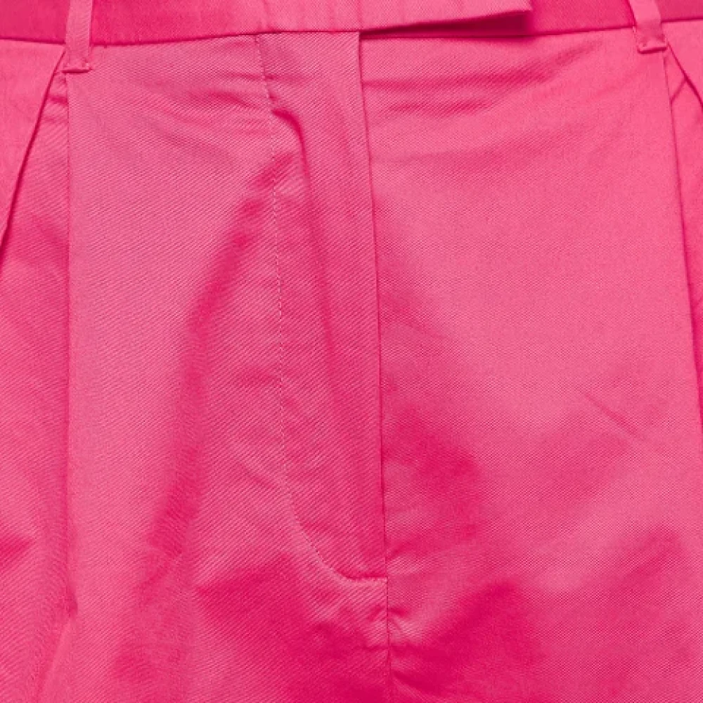Miu Pre-owned Cotton bottoms Pink Dames