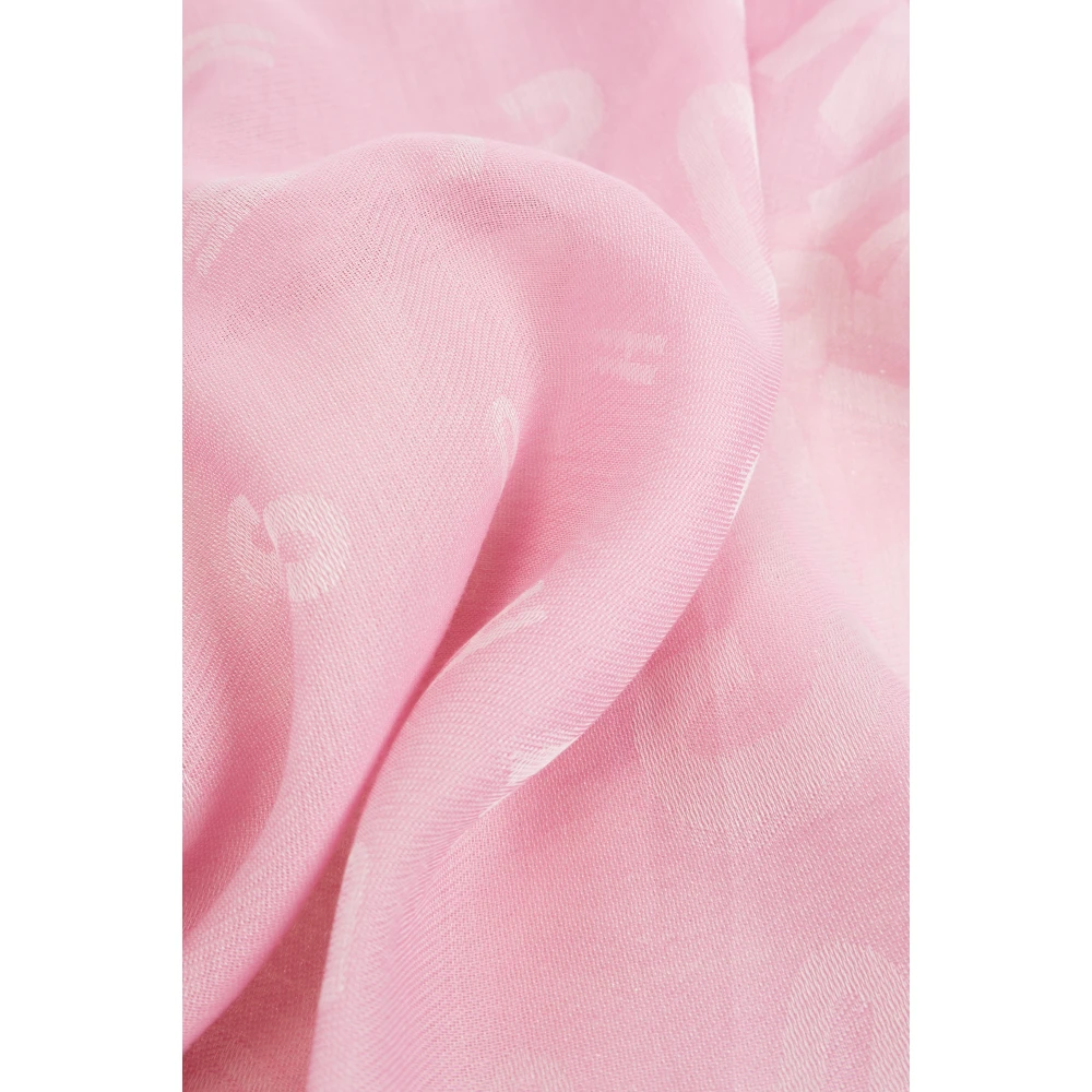 Moschino Sjaal met Lurex-draad Pink Unisex