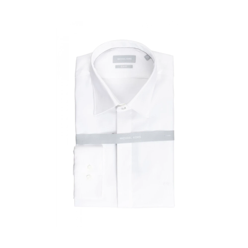Michael Kors Men's White Formal Shirt