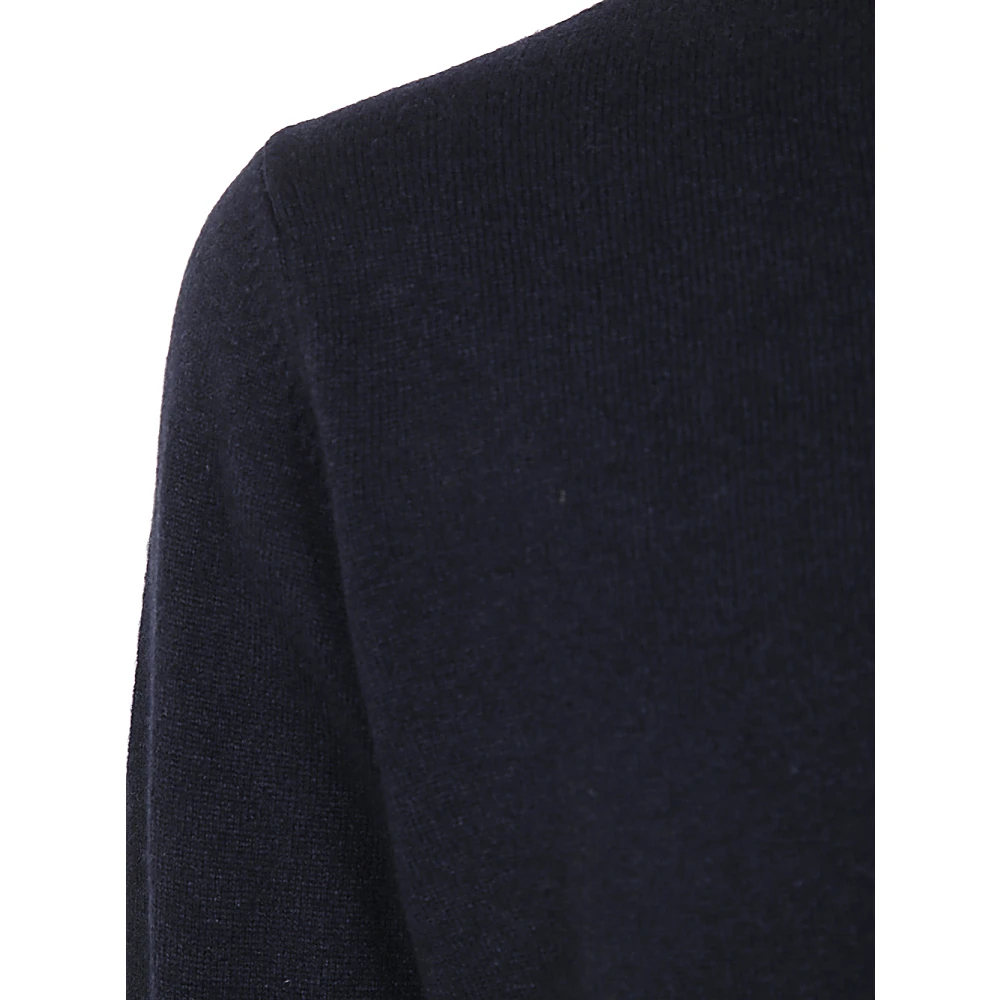 Filippo De Laurentiis Stijlvolle ronde hals lange mouwen top Black Heren
