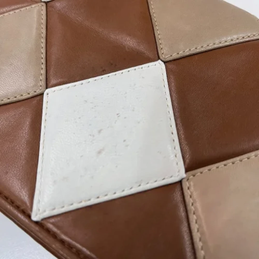 Chanel Vintage Pre-owned Leather chanel-bags Brown Dames