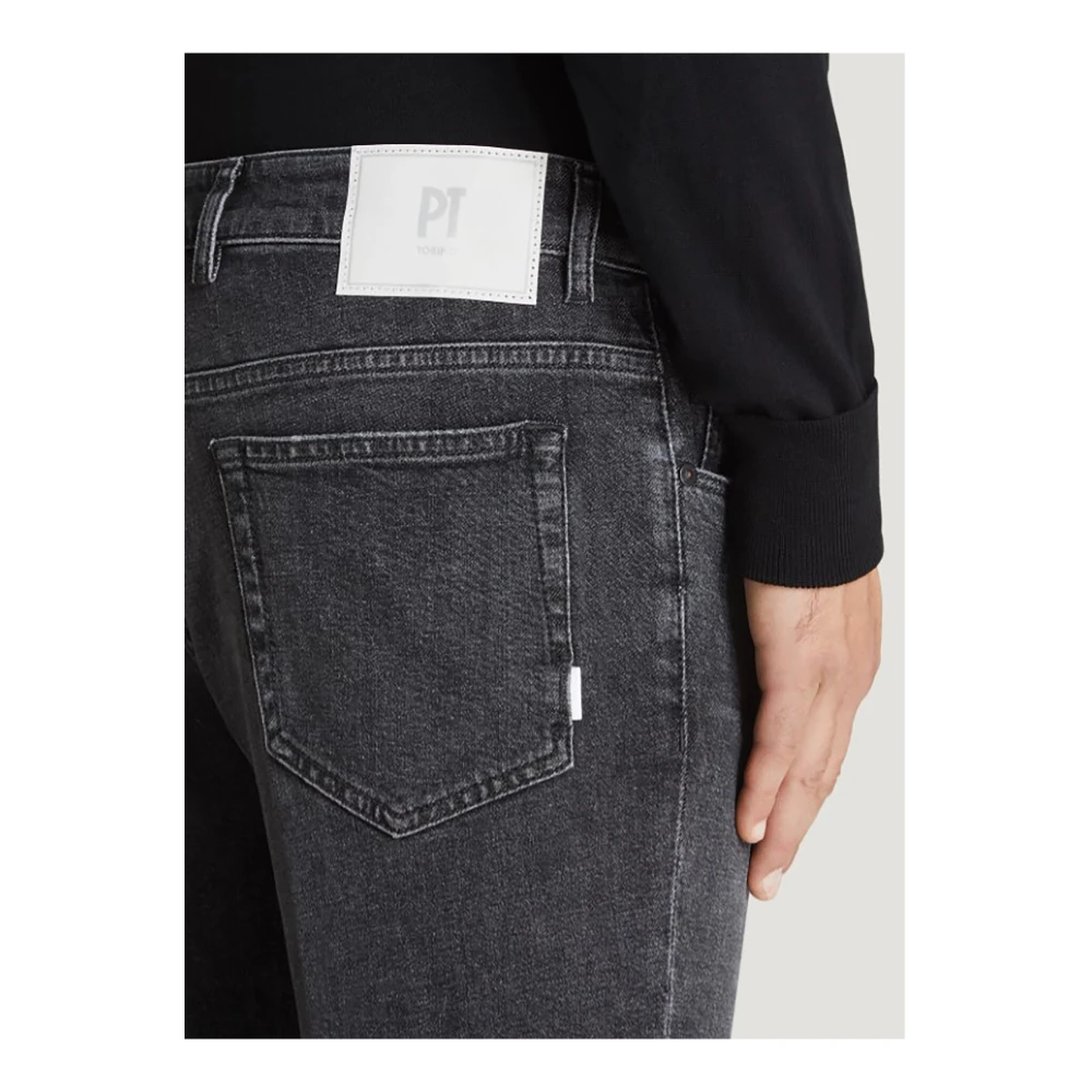 PT Torino Slim-fit Jeans Gray Heren