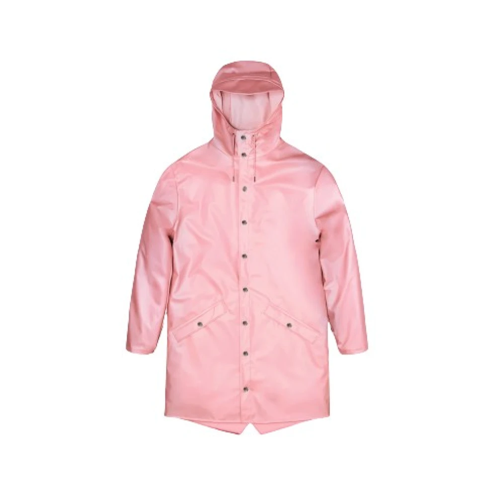 Rains Modern Vattentät Unisex Jacka Pink, Herr