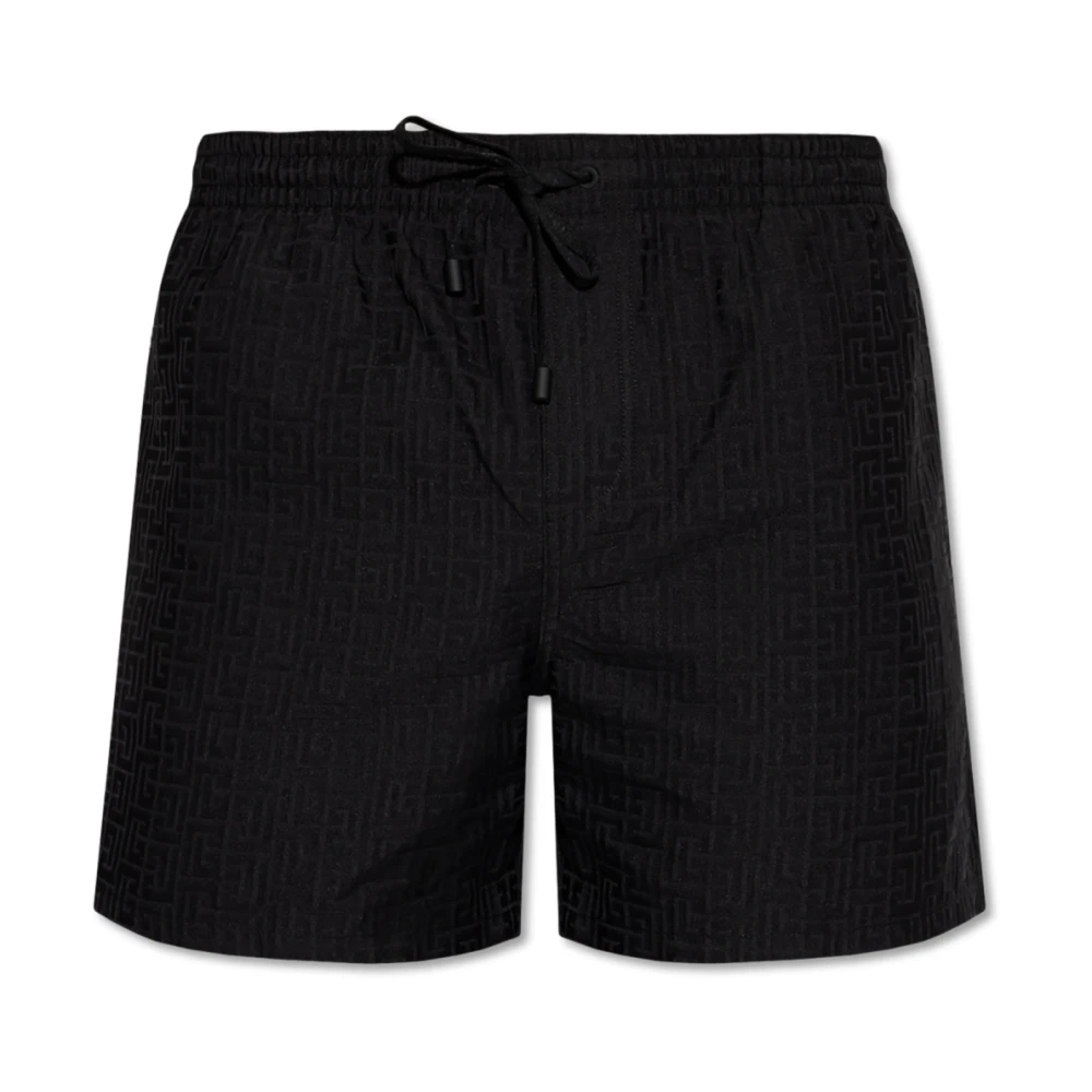 Balmain Uomo Nero - Swim Shorts - Swimwear - 2XL