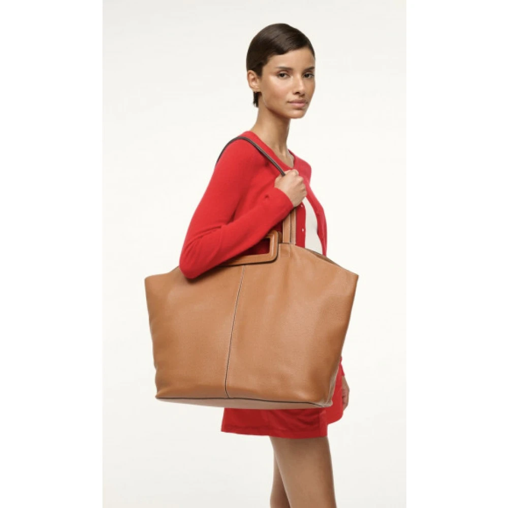 Staud Veelzijdige Tote Tas met Afneembare Pouch Brown Dames