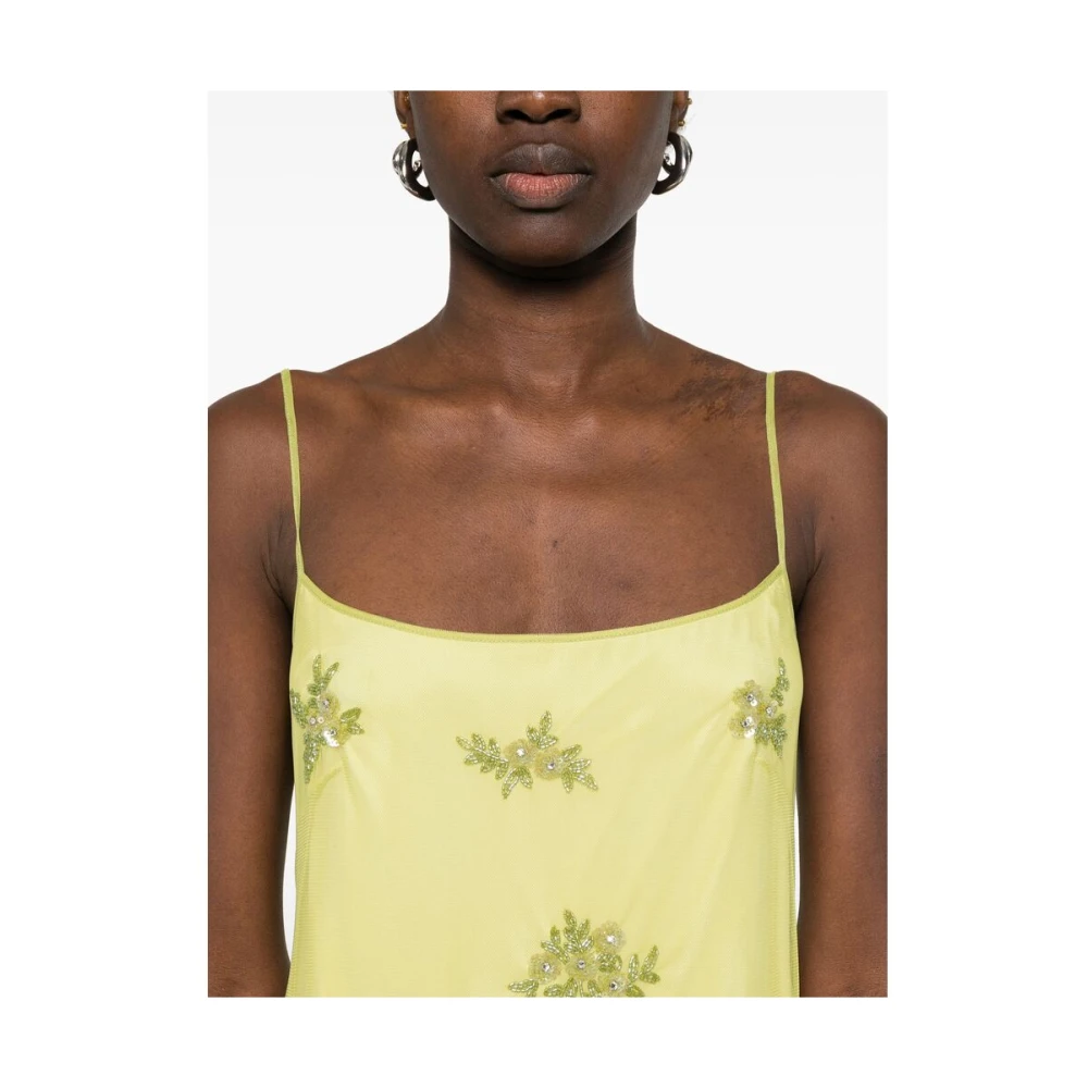 Blumarine Groene Pailletten Top Green Dames