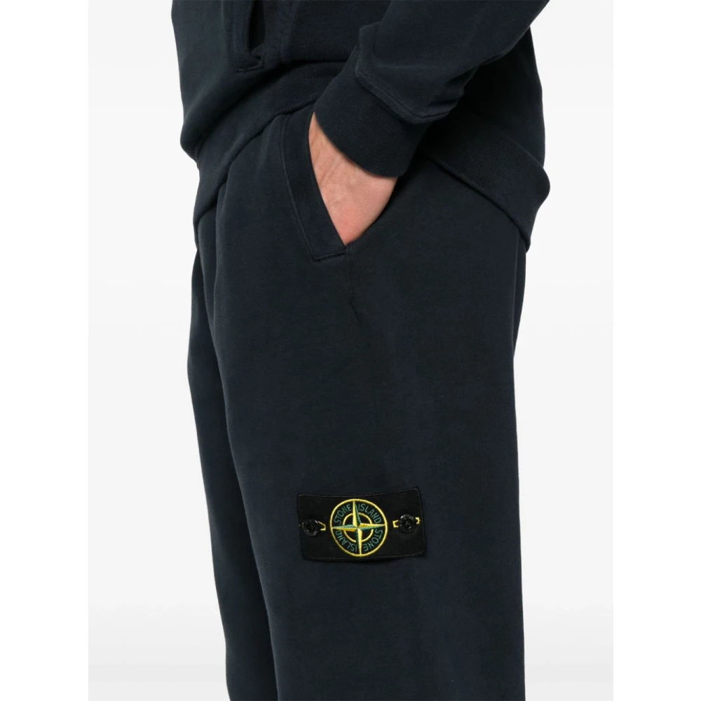Stone Island Blauwe Stijlvolle Broek Blue Heren