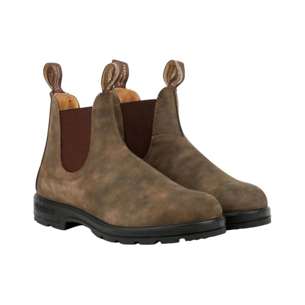 Blundstone Platta skor i brunt, modell 585 Brown, Herr