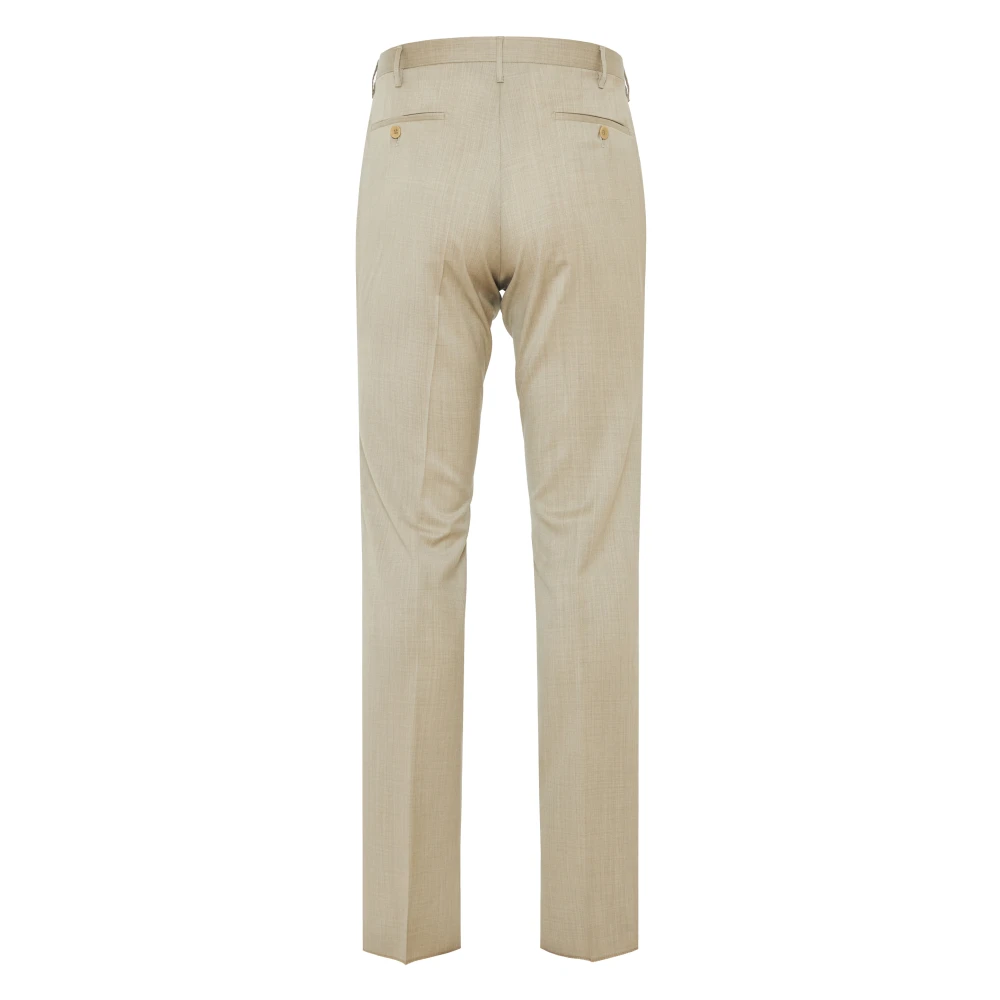 Rota Luxe wollen broek gemaakt in Italië Beige Heren