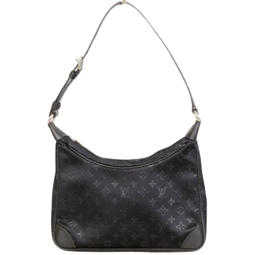 Louis Vuitton Vintage Pre-owned Fabric shoulder-bags Black Dames