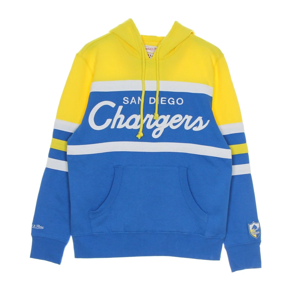 Mitchell & Ness NFL Head Coach Hoody San Diego Chargers Blue Heren