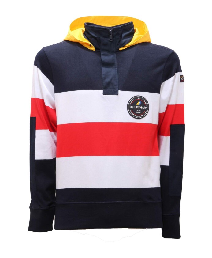 sweatshirt-a-demi-zip-archive-en-bleu