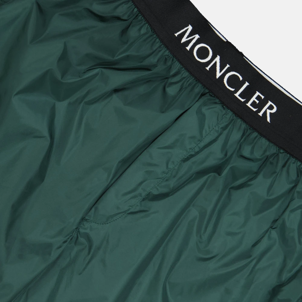 Moncler Logo Badpak met Lange Snit Green Heren