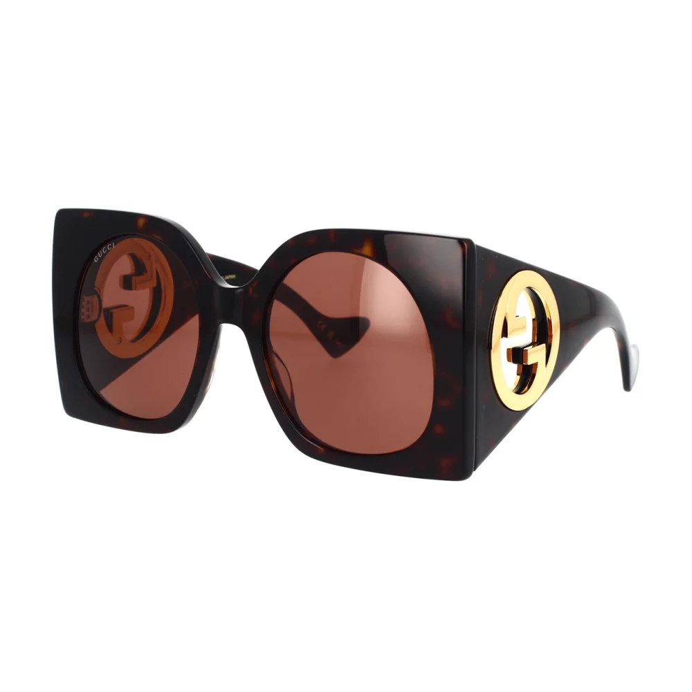 Gucci Women's Brown Sunglasses,, Vintage Oversized Square Sunglasses Medium