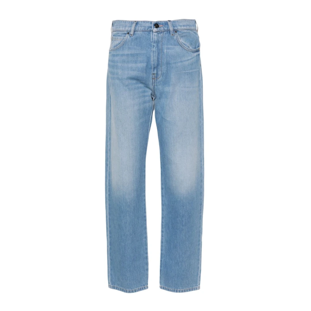 Max Mara Blauwe denim jeans met vijf zakken Blue Dames