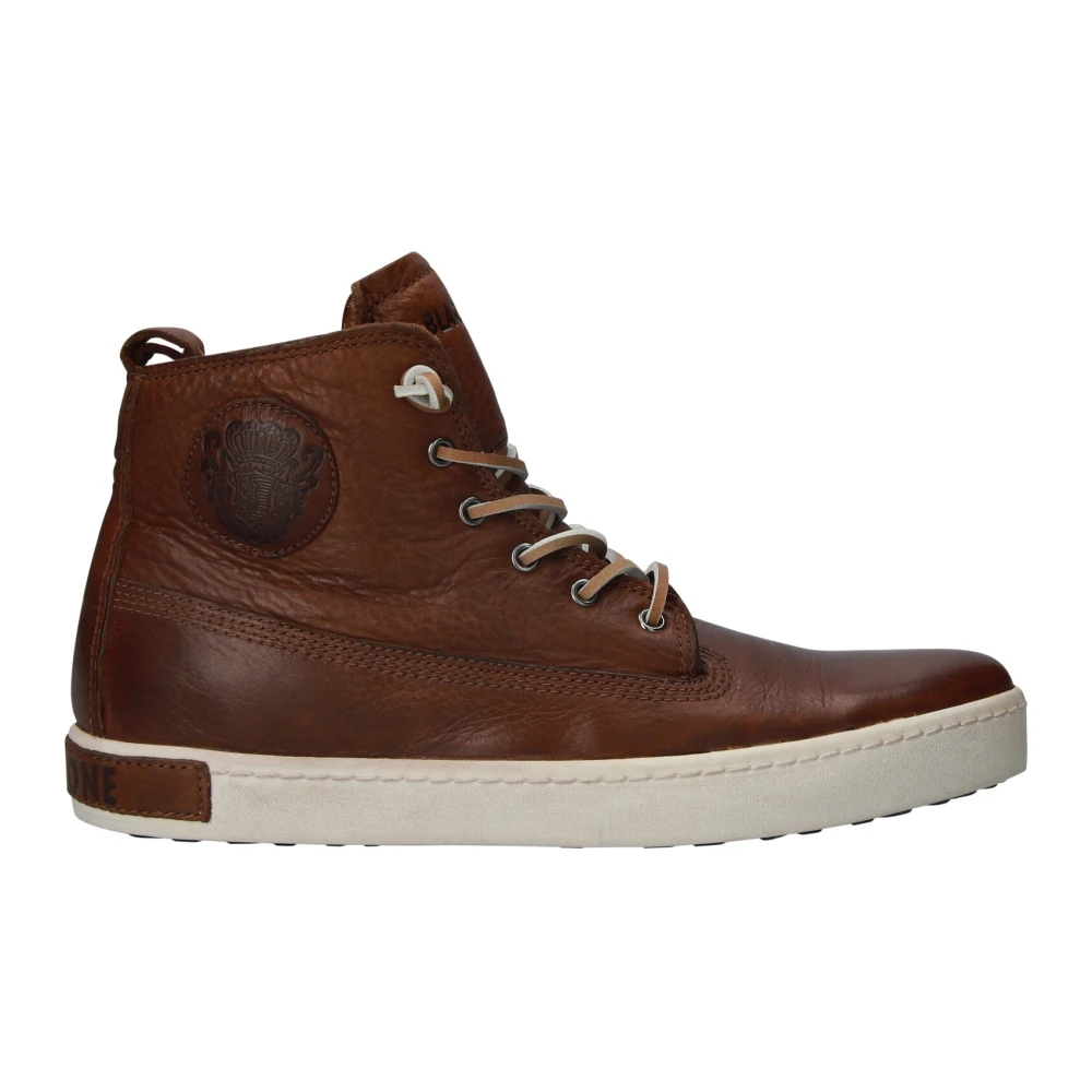 Blackstone Am02 Hi-top Sneaker Heren Schoenen Bruin