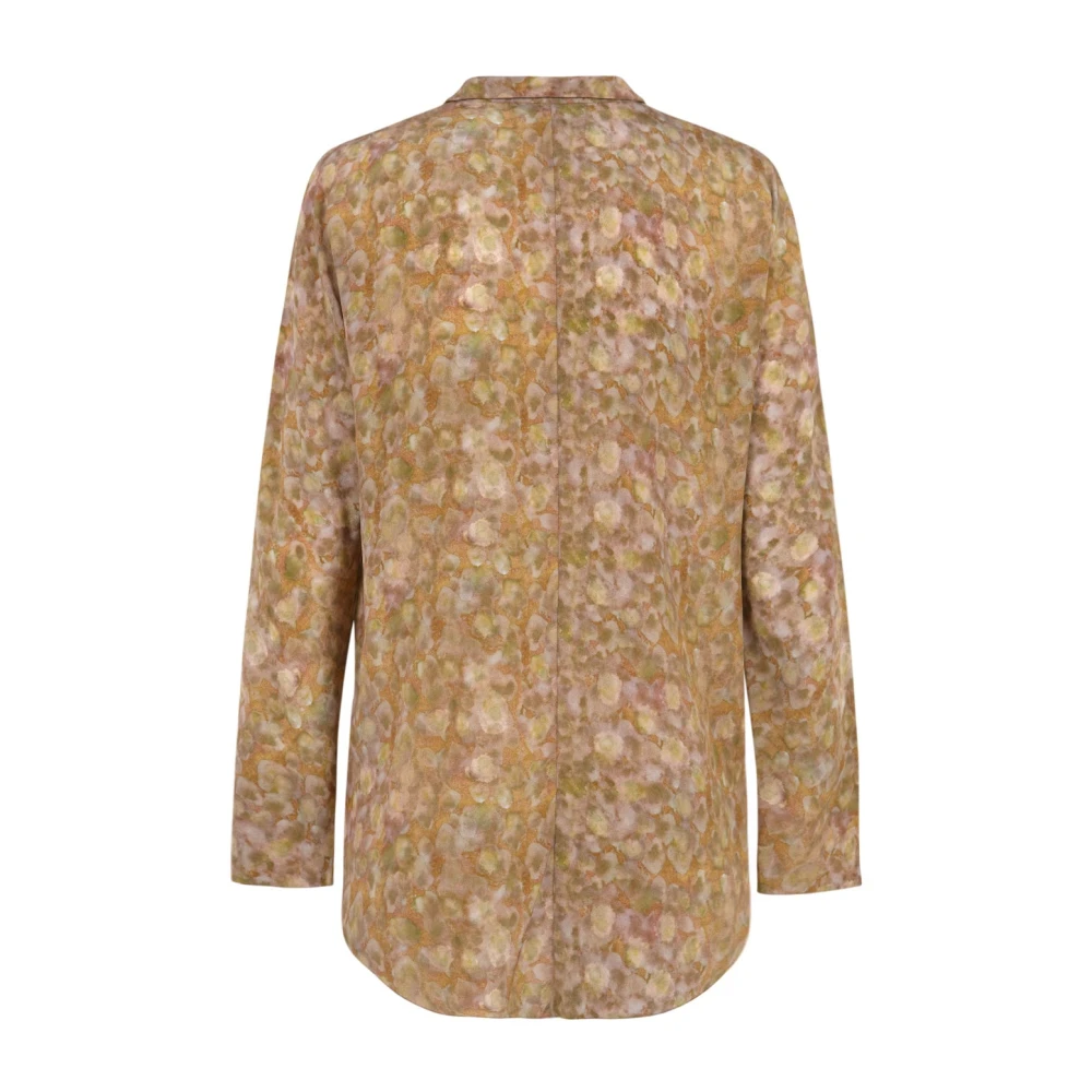 Cortana Carla top in zijde flora print Multicolor Dames