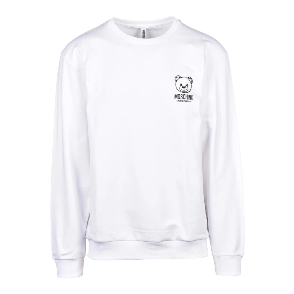 Moschino Witte Sweater 1V1A170144220001 White Heren
