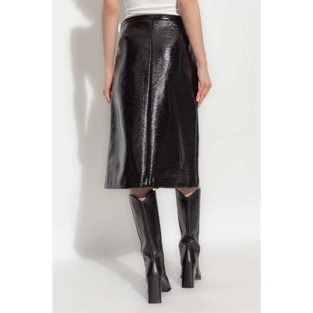 Courrèges Vinyl rok Black Dames