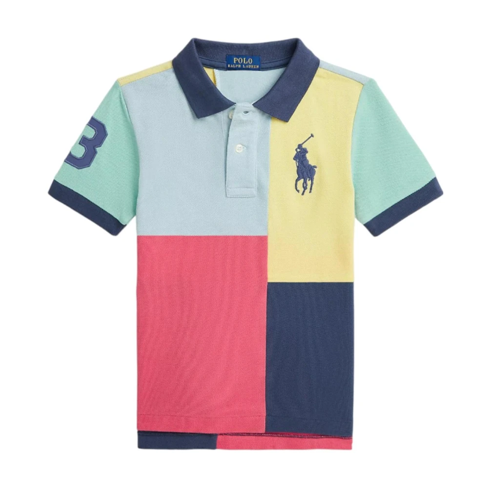 Polo Ralph Lauren Boys Patchwork Multi Polo