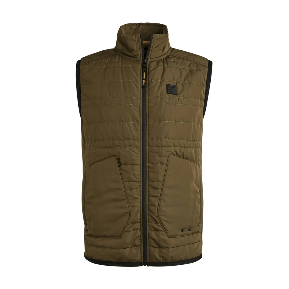 PME Legend Gewatteerde Bodywarmer Interlock Mix Green Heren