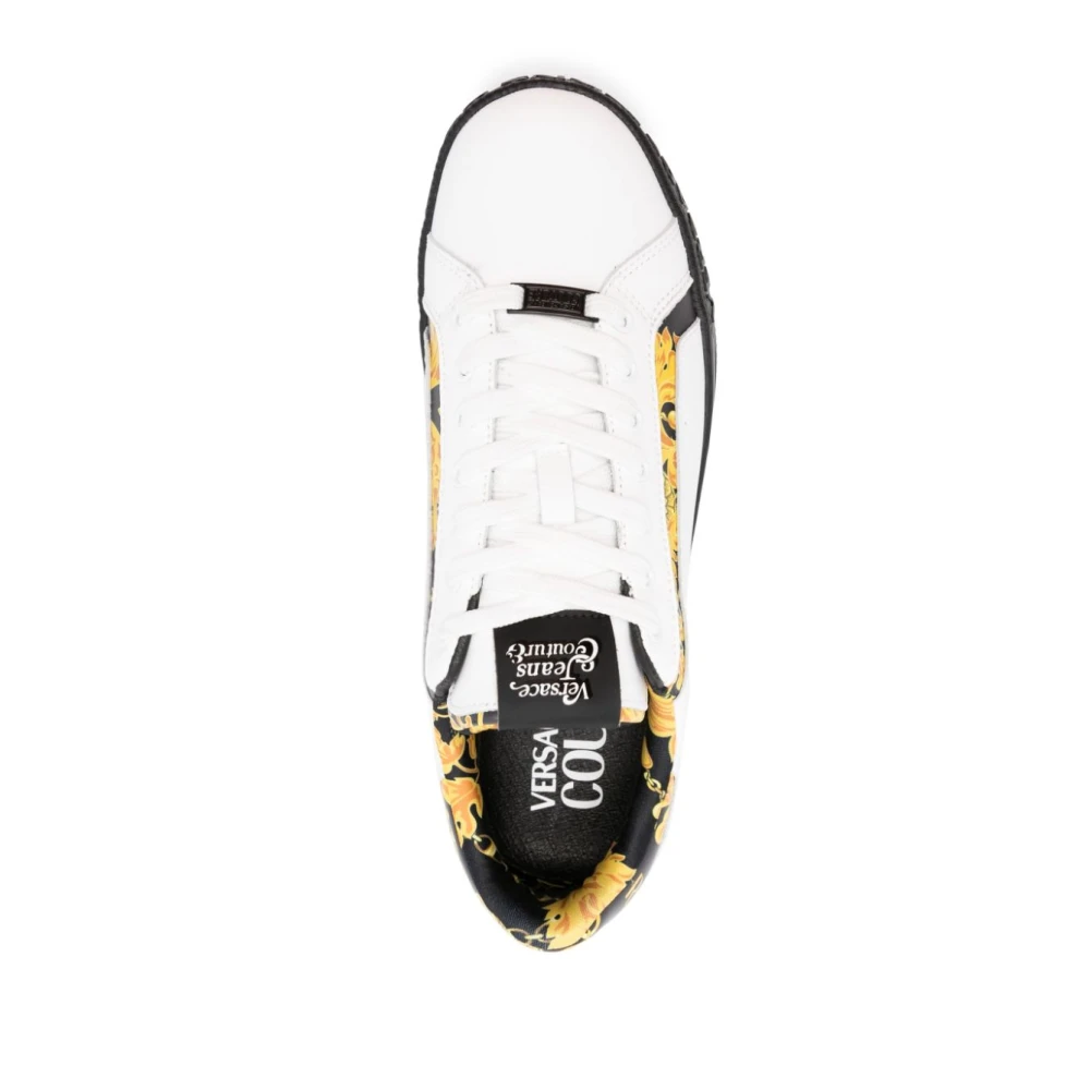 Versace Jeans Couture Witte Sneakers voor Heren Aw23 White Heren