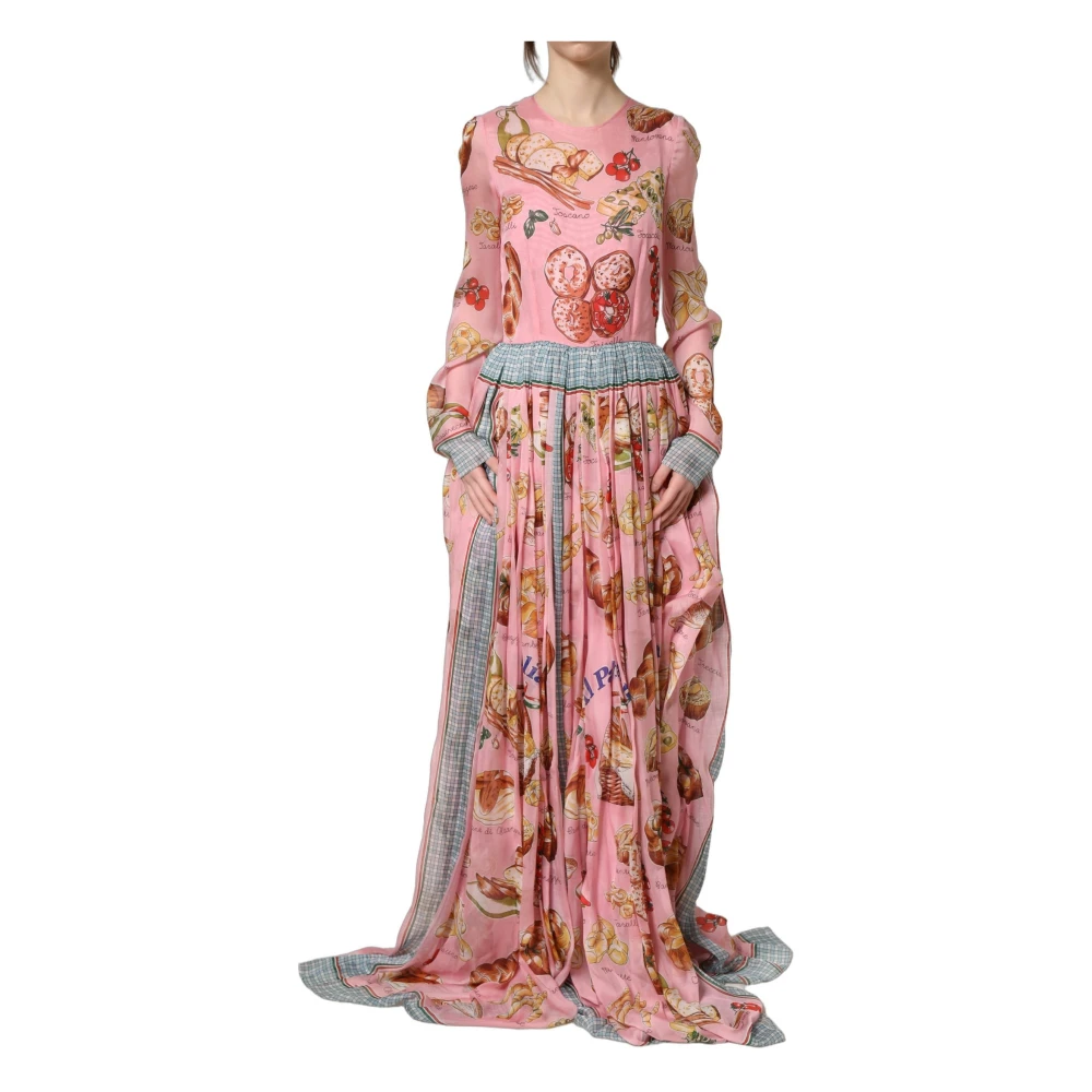 Dolce & Gabbana Women's Multicolor Pleated Maxi Dress - Gowns - 2XS - Dresses